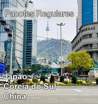 Pacote Regulares Japão, Coreia do Sul e China